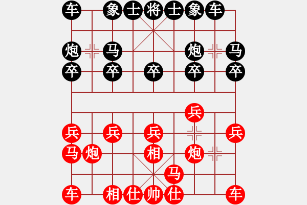 象棋棋譜圖片：仙人指路（業(yè)四升業(yè)五評測對局）我后勝 - 步數：10 