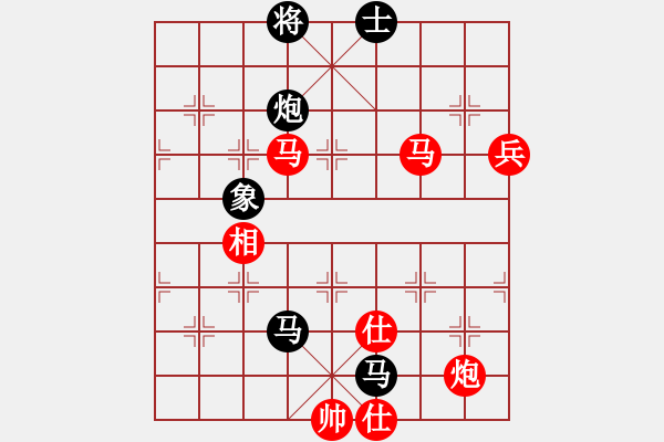 象棋棋譜圖片：膠東色狼(天罡)-勝-天機(jī)我殺你(無(wú)極) - 步數(shù)：100 