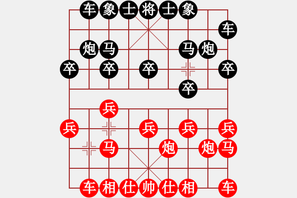 象棋棋譜圖片：星語(yǔ)心愿(1段)-負(fù)-陳哥(4段) - 步數(shù)：10 