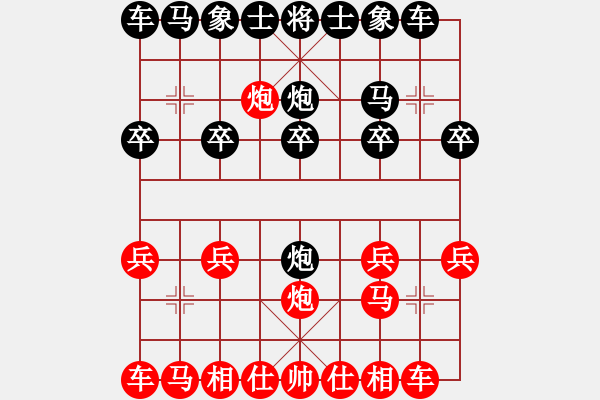 象棋棋譜圖片：川銀許我(5段)-負(fù)-跟著感覺走(9段) - 步數(shù)：10 