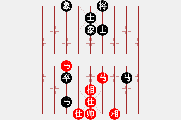 象棋棋譜圖片：杏花村牧童(9星)-和-棋雙虎(9星) - 步數(shù)：100 