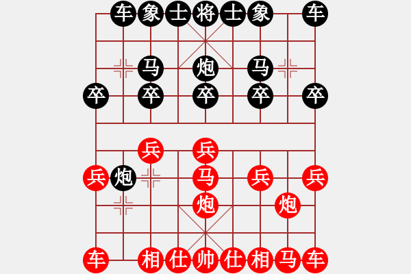 象棋棋譜圖片：行者必達[紅] -VS- 閆之格[黑] - 步數(shù)：10 