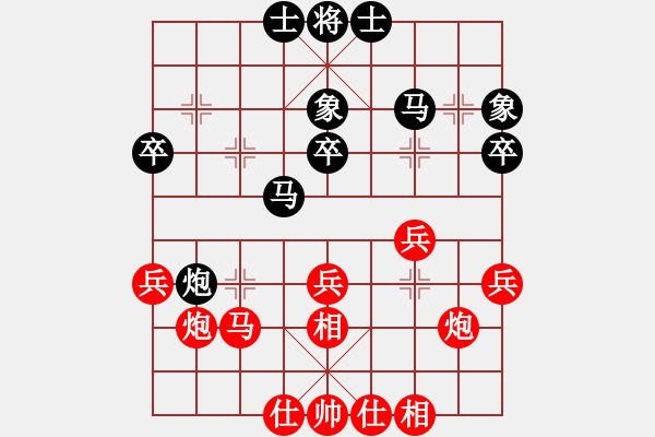 象棋棋譜圖片：ledayong負(fù)luoguoxin-順跑馬后藏車20201110 - 步數(shù)：40 