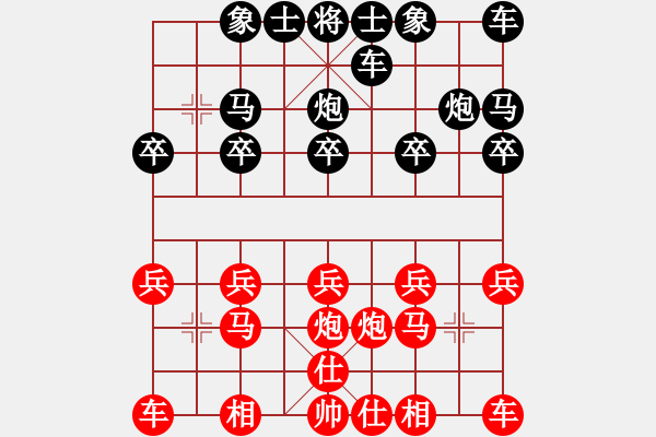 象棋棋譜圖片：全哥[紅] -VS- 橫才俊儒[黑] - 步數(shù)：10 