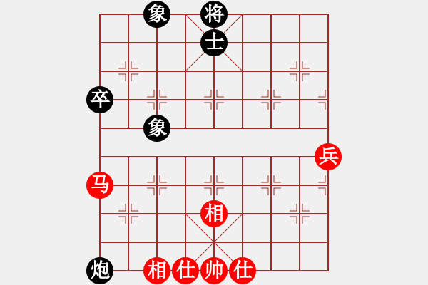 象棋棋譜圖片：飛相對中炮 對手窩心致被動實力懸殊殘局和 云霄【紅】和 哈哈 - 步數(shù)：143 