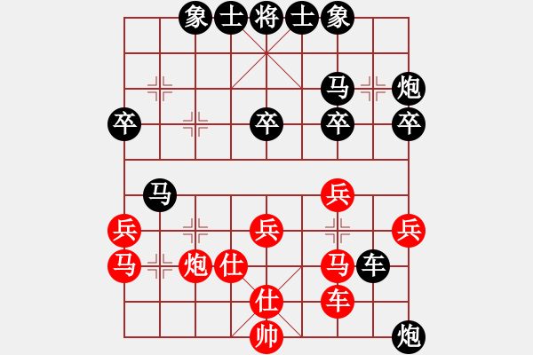 象棋棋譜圖片：1934局 E00-仙人指路-許褚(1300) 先負(fù) 旋風(fēng)引擎23層(2836) - 步數(shù)：40 