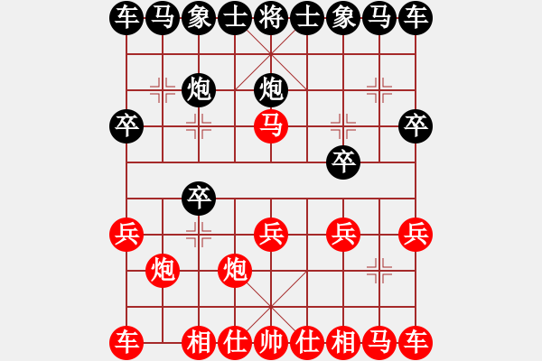 象棋棋譜圖片：嘉妮兒(3段)-負(fù)-中期趨勢(1段) - 步數(shù)：10 