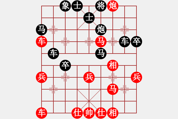 象棋棋譜圖片：嘉妮兒(3段)-負(fù)-中期趨勢(1段) - 步數(shù)：40 