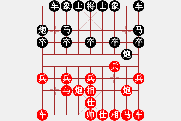 象棋棋譜圖片：紅勝_中國(guó)象棋-雷電模擬器_BUGCHESS_AVX2_103步_20240109221441168.xqf - 步數(shù)：10 