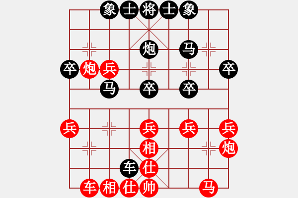 象棋棋譜圖片：騎士[421046136] -VS- 橫才俊儒[292832991]（送馬輸） - 步數(shù)：30 