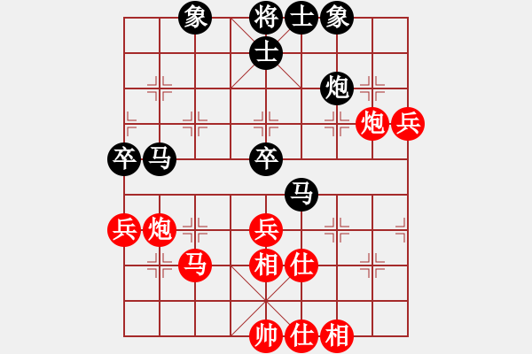 象棋棋譜圖片：懶洋洋(6段)-和-錦州黃帽(7段) - 步數(shù)：60 