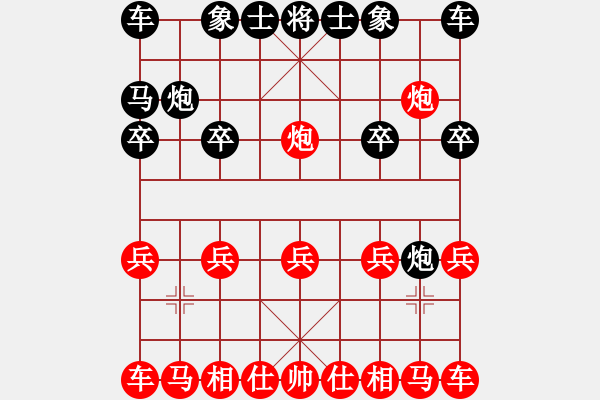 象棋棋譜圖片：Q - 步數(shù)：10 