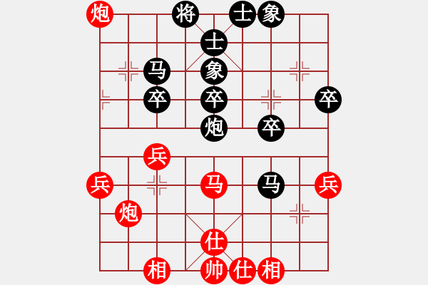 象棋棋譜圖片：雄關漫道鐵(5段)-負-爛冬瓜(6段) - 步數：40 