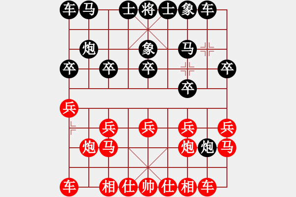 象棋棋譜圖片：紅勝_中國象棋-雷電模擬器_BUGCHESS_AVX2_93步_20240127071122210.xqf - 步數(shù)：10 