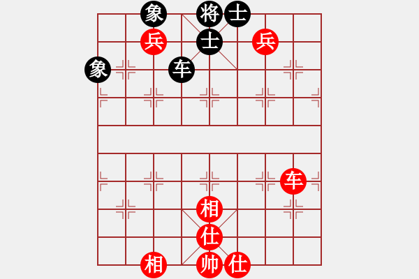 象棋棋譜圖片：車雙兵VS車士象全，不同側(cè)雙低兵，攻方車掩護(hù)背面兵，守法 - 步數(shù)：0 