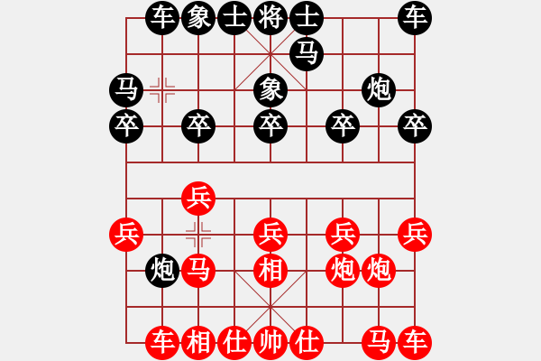 象棋棋譜圖片：南京張雷(9段)-勝-左手切菜(8段) - 步數(shù)：10 