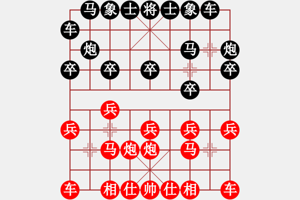 象棋棋譜圖片：青島高手(1段)-勝-慕林杉(2段) - 步數(shù)：10 