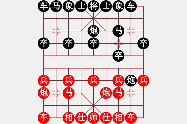 象棋棋譜圖片：廣州大仙(9星)-和-上山逮老虎(9星) - 步數(shù)：10 