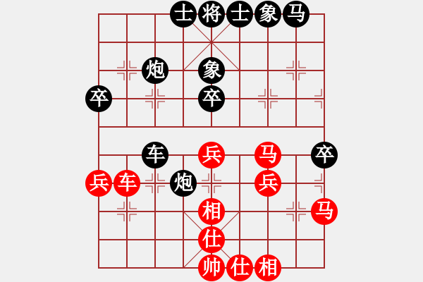 象棋棋譜圖片：greenwoode(6星)-負(fù)-xiaojianmo(9星) - 步數(shù)：40 