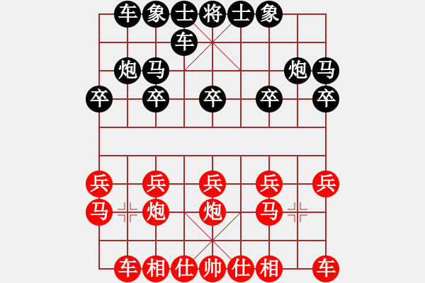 象棋棋譜圖片：蔡佑廣 先勝 盧軍 - 步數(shù)：10 