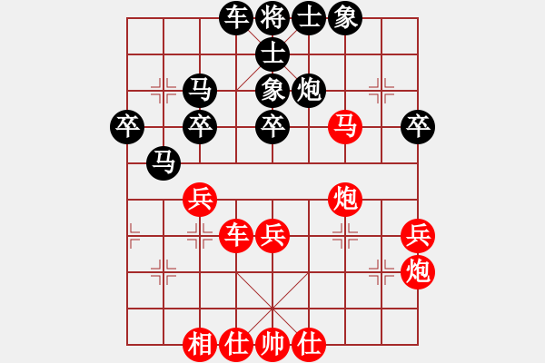 象棋棋譜圖片：徐曉軍 先負(fù) 李肖佰 - 步數(shù)：40 