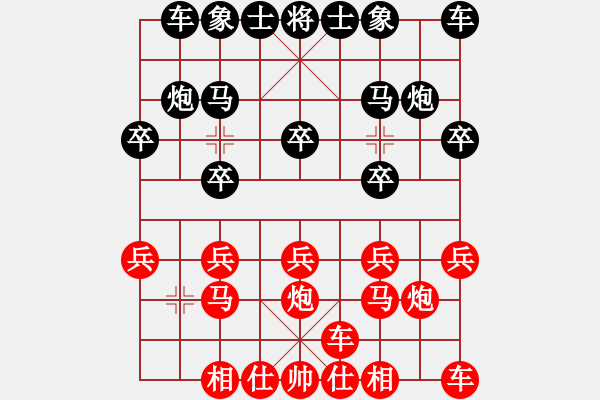 象棋棋谱图片：沛沛(7级)-负-粘粘胶(初级) - 步数：10 