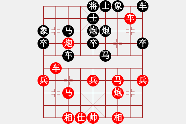 象棋棋譜圖片：魔鬼轉世(月將)-和-天枰座童虎(月將) - 步數：40 