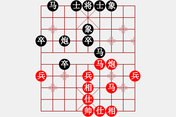 象棋棋譜圖片：48屆大興月賽3劉杰先勝高志剛 - 步數(shù)：40 