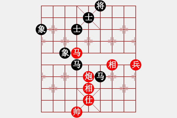 象棋棋譜圖片：未竟之藍(日帥)-和-黑旋風(fēng)李逵(日帥) - 步數(shù)：170 