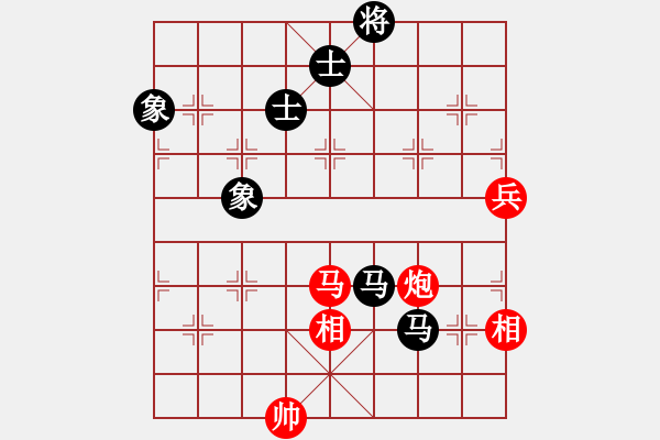 象棋棋譜圖片：未竟之藍(日帥)-和-黑旋風(fēng)李逵(日帥) - 步數(shù)：180 