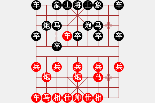 象棋棋譜圖片：橫才俊儒[292832991] -VS- 善良相信諾言[672612335] - 步數(shù)：10 