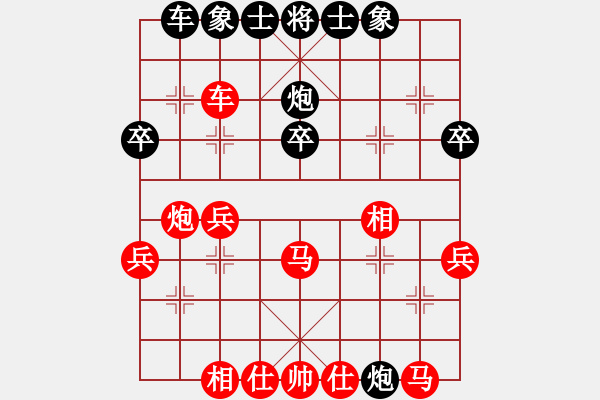 象棋棋譜圖片：我是肉腳(1段)-負(fù)-北極浪子(2段) - 步數(shù)：30 