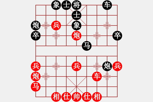 象棋棋譜圖片：kamdass(2級)-勝-痛扁王志發(fā)(7級) - 步數(shù)：40 