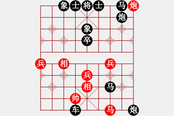 象棋棋譜圖片：起馬應(yīng)過宮炮（旋風(fēng)V7.0后勝巫師專業(yè)級(jí)） - 步數(shù)：68 