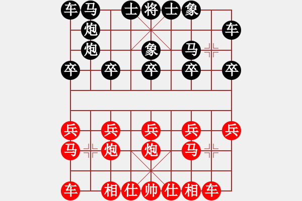 象棋棋譜圖片：晚上精神(4段)-勝-黃笑(3段) - 步數(shù)：10 