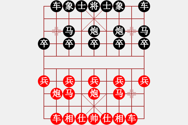 象棋棋谱图片：周璐(5f)-负-王岩(5f) - 步数：10 
