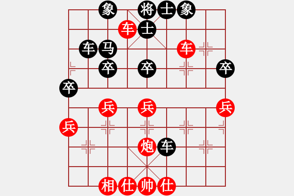 象棋棋譜圖片：佳佳測試一(7段)-勝-廣法天尊(9段)中炮右橫車對屏風(fēng)馬 紅左馬盤河 - 步數(shù)：50 