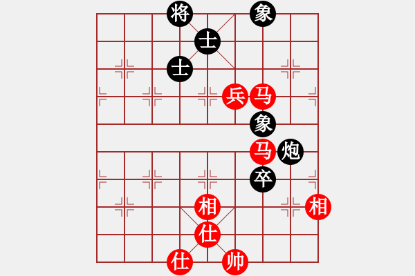 象棋棋谱图片：江民标先胜许明第6轮2014.4.26于曼迪 - 步数：110 