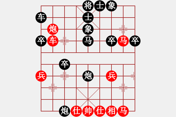 象棋棋譜圖片：年輕人5VS倚天高手(2017 3 30 星期四) - 步數(shù)：30 