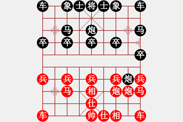 象棋棋譜圖片：文治武功(6弦)-負(fù)-攻殺練神(7弦) - 步數(shù)：10 