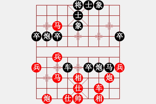 象棋棋譜圖片：神池象棋協(xié)會(huì)網(wǎng)上交流賽王海峰和紅陳興民 - 步數(shù)：50 