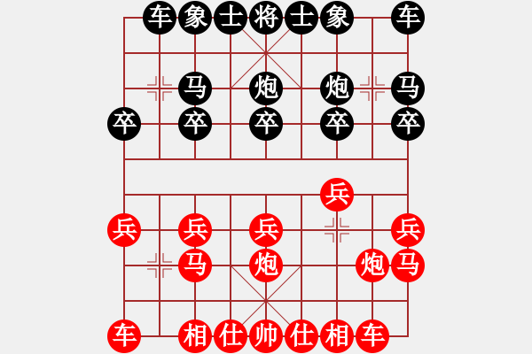 象棋棋譜圖片：兩頭蛇[406039482] -VS- 超越自我[1524159959] - 步數(shù)：10 