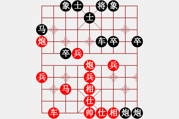 象棋棋譜圖片：梁山小螞蟻(9段)-負-天罡北斗(天帝) - 步數：40 