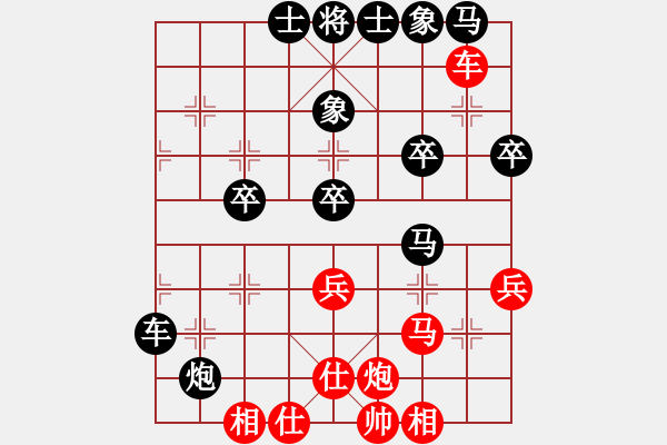 象棋棋譜圖片：芳君(6段)-勝-昆山象棋迷(4段) - 步數(shù)：40 