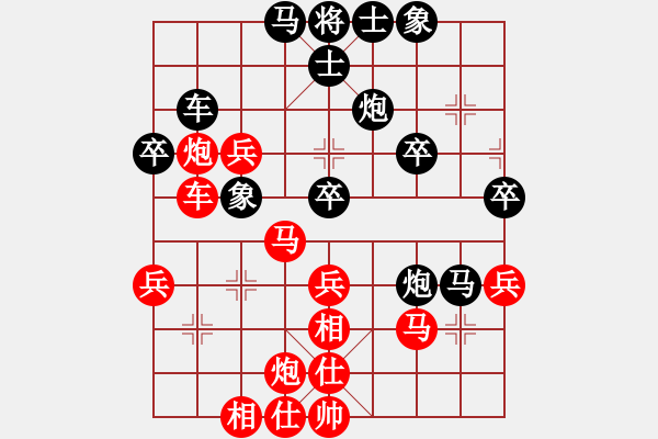 象棋棋譜圖片：河北 楊世哲 勝 深圳 劉盛強(qiáng) - 步數(shù)：40 