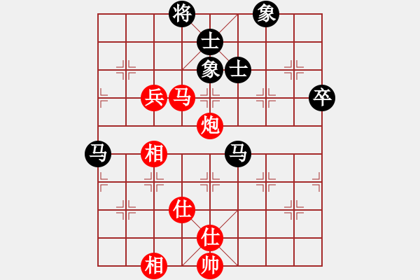 象棋棋谱图片：2022全国象甲联赛蒋川先和陆伟韬11-2 - 步数：100 