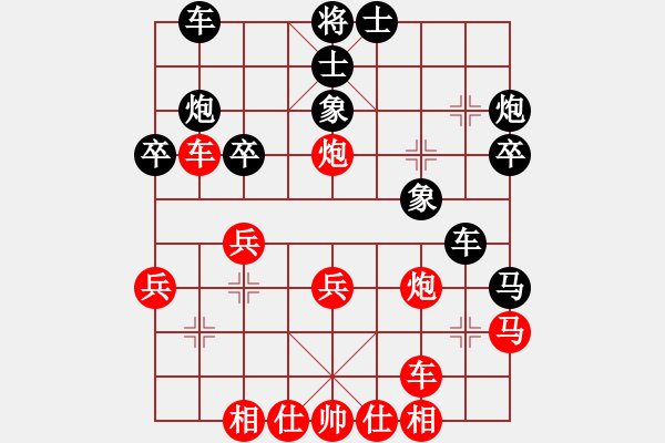 象棋棋譜圖片：分紅比例符合技術(shù)開 勝 墚烸鎽 - 步數(shù)：30 