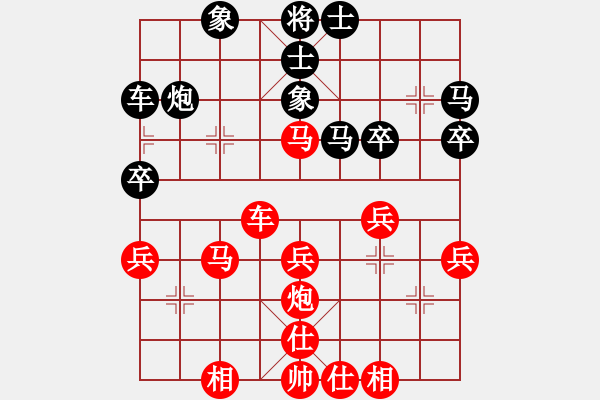 象棋棋譜圖片：銅陵有色(3段)-勝-朝天一棍(2段) - 步數(shù)：40 