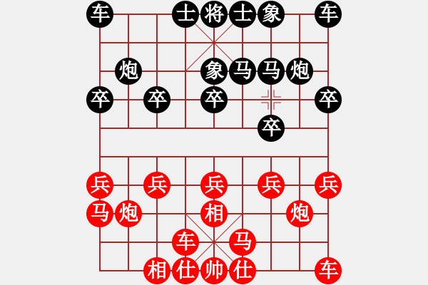 象棋棋譜圖片：華燈初上(月將)-負(fù)-青城一刀(日帥) - 步數(shù)：10 