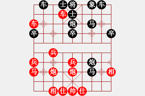 象棋棋譜圖片：風(fēng)雪鐵騎(初級)-負(fù)-棋亭狀元(9段) - 步數(shù)：40 